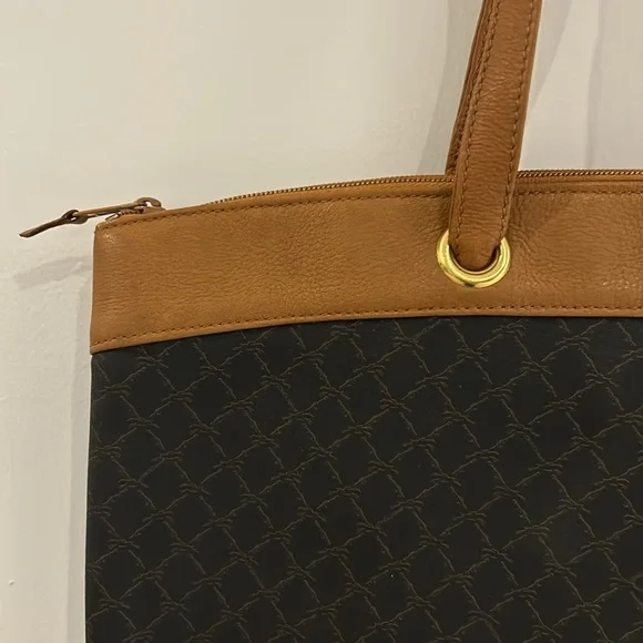 Longchamp Black and Brown Tote Bag - Picture 4 of 15